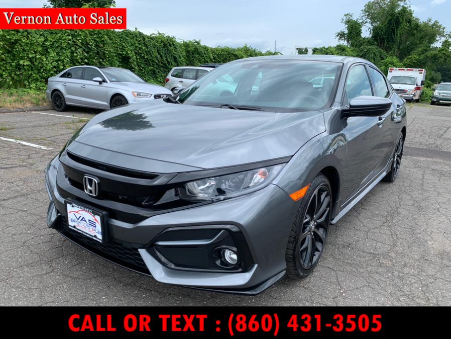 Used Honda Civic Hatchback Sport CVT 2020 | Vernon Auto Sale & Service. Manchester, Connecticut