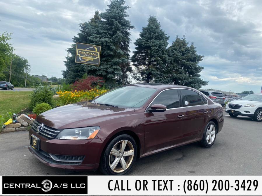 2012 Volkswagen Passat 4dr Sdn 2.5L Auto SE PZEV, available for sale in East Windsor, Connecticut | Central A/S LLC. East Windsor, Connecticut