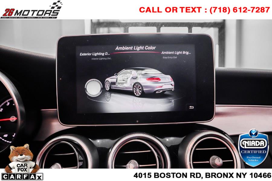 Used Mercedes-Benz C-Class C 300 4MATIC Cabriolet 2017 | 26 Motors Corp. Bronx, New York Used Mercedes-Benz C-Class C 300 4MATIC Cabriolet 2017 | 26 Motors Corp. Bronx, New York