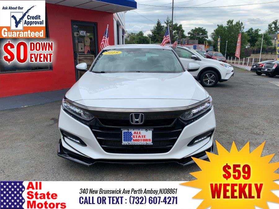 2018 Honda Accord Sedan Sport 1.5T CVT, available for sale in Perth Amboy, New Jersey | All State Motor Inc. Perth Amboy, New Jersey 2018 Honda Accord Sedan Sport 1.5T CVT, available for sale in Perth Amboy, New Jersey | All State Motor Inc. Perth Amboy, New Jersey