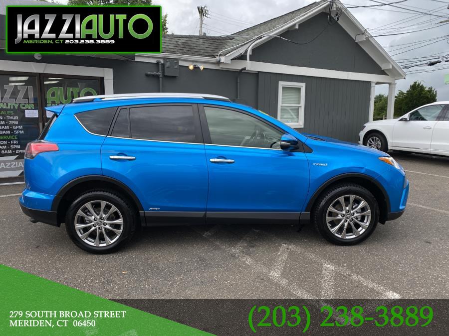 2016 Toyota RAV4 Hybrid AWD 4dr Limited (Natl), available for sale in Meriden, Connecticut | Jazzi Auto Sales LLC. Meriden, Connecticut