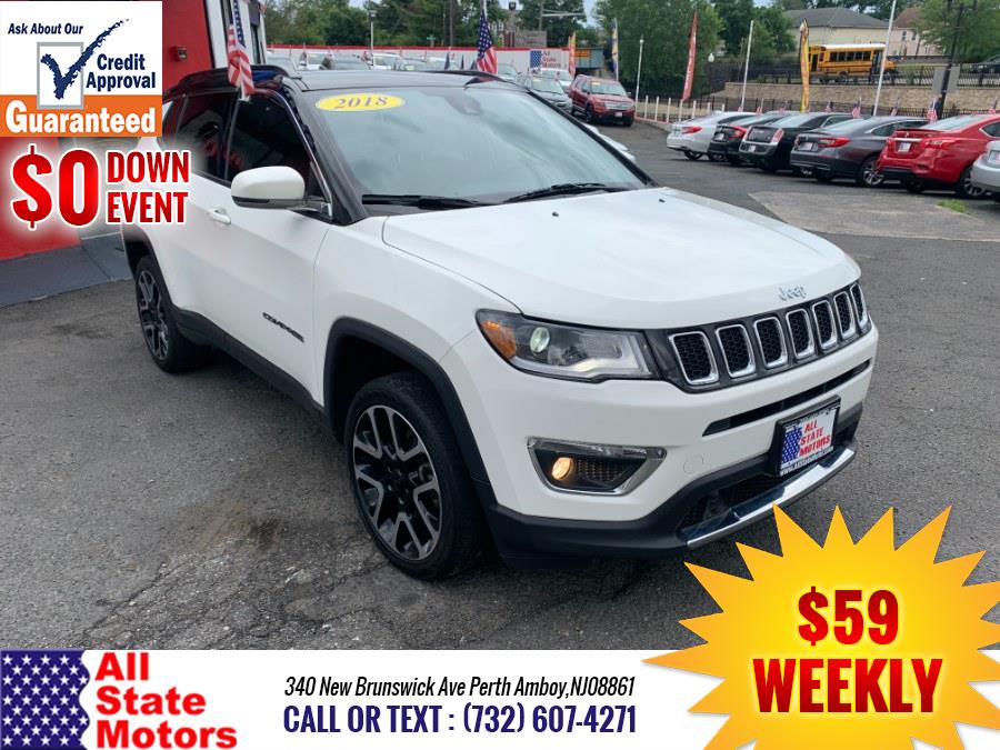 2018 Jeep Compass Limited 4x4, available for sale in Perth Amboy, New Jersey | All State Motor Inc. Perth Amboy, New Jersey 2018 Jeep Compass Limited 4x4, available for sale in Perth Amboy, New Jersey | All State Motor Inc. Perth Amboy, New Jersey