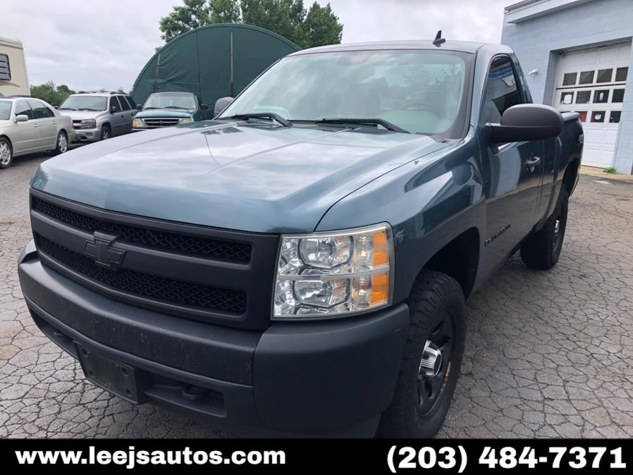 2008 Chevrolet Silverado 1500 4WD Reg Cab 133.0" Work Truck, available for sale in North Branford, Connecticut | LeeJ's Auto Sales & Service. North Branford, Connecticut