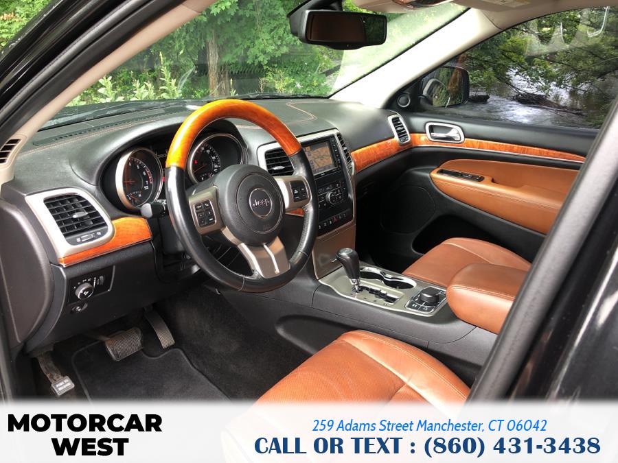 2012 Jeep Grand Cherokee 4WD 4dr Overland, available for sale in Manchester, Connecticut | Motorcar West. Manchester, Connecticut 2012 Jeep Grand Cherokee 4WD 4dr Overland, available for sale in Manchester, Connecticut | Motorcar West. Manchester, Connecticut