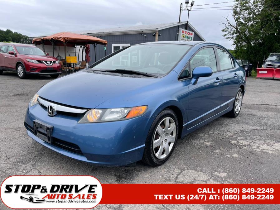 2006 Honda Civic Sdn LX MT, available for sale in East Windsor, Connecticut | Stop & Drive Auto Sales. East Windsor, Connecticut