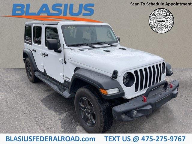 Used Jeep Wrangler Unlimited Sport S 2019 | Blasius Federal Road. Brookfield, Connecticut Used Jeep Wrangler Unlimited Sport S 2019 | Blasius Federal Road. Brookfield, Connecticut