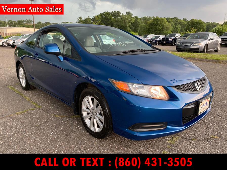 2012 Honda Civic Cpe 2dr Auto EX PZEV, available for sale in Manchester, Connecticut | Vernon Auto Sale & Service. Manchester, Connecticut 2012 Honda Civic Cpe 2dr Auto EX PZEV, available for sale in Manchester, Connecticut | Vernon Auto Sale & Service. Manchester, Connecticut