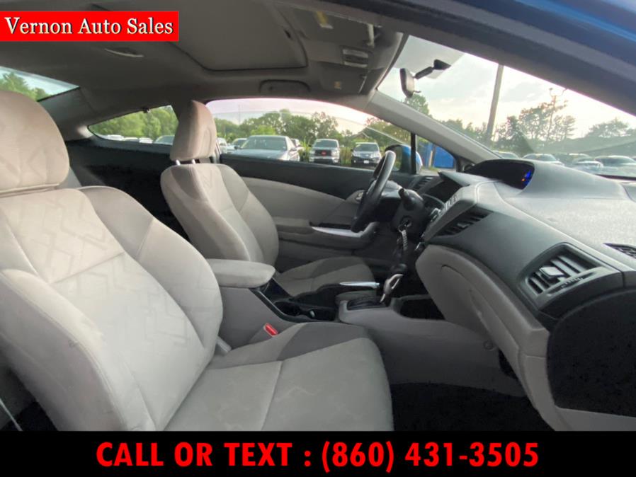 2012 Honda Civic Cpe 2dr Auto EX PZEV, available for sale in Manchester, Connecticut | Vernon Auto Sale & Service. Manchester, Connecticut 2012 Honda Civic Cpe 2dr Auto EX PZEV, available for sale in Manchester, Connecticut | Vernon Auto Sale & Service. Manchester, Connecticut