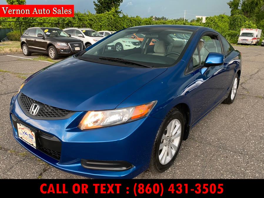 2012 Honda Civic Cpe 2dr Auto EX PZEV, available for sale in Manchester, CT