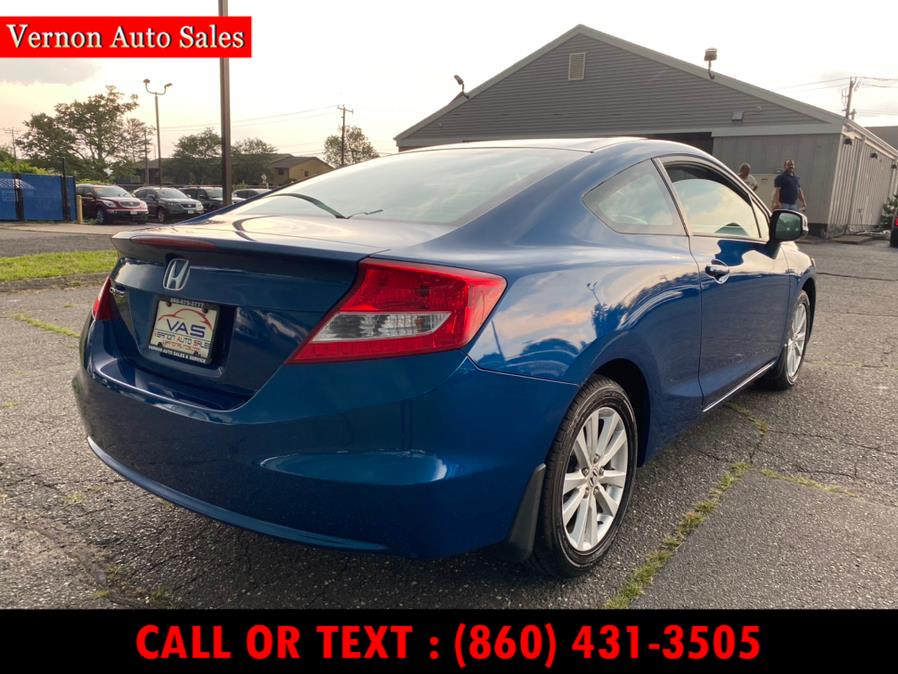 2012 Honda Civic Cpe 2dr Auto EX PZEV, available for sale in Manchester, Connecticut | Vernon Auto Sale & Service. Manchester, Connecticut 2012 Honda Civic Cpe 2dr Auto EX PZEV, available for sale in Manchester, Connecticut | Vernon Auto Sale & Service. Manchester, Connecticut