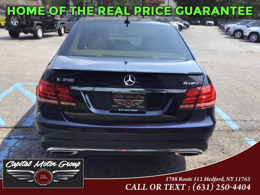 Used Mercedes-Benz E-Class 4dr Sdn E 350 Luxury 4MATIC 2016 | Capital Motor Group Inc. Medford, New York Used Mercedes-Benz E-Class 4dr Sdn E 350 Luxury 4MATIC 2016 | Capital Motor Group Inc. Medford, New York