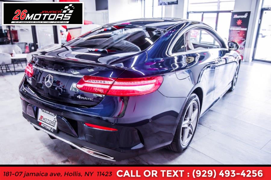 Used Mercedes-Benz E-Class Coupe E 400 4MATIC Coupe 2018 | Jamaica 26 Motors. Hollis, New York Used Mercedes-Benz E-Class Coupe E 400 4MATIC Coupe 2018 | Jamaica 26 Motors. Hollis, New York