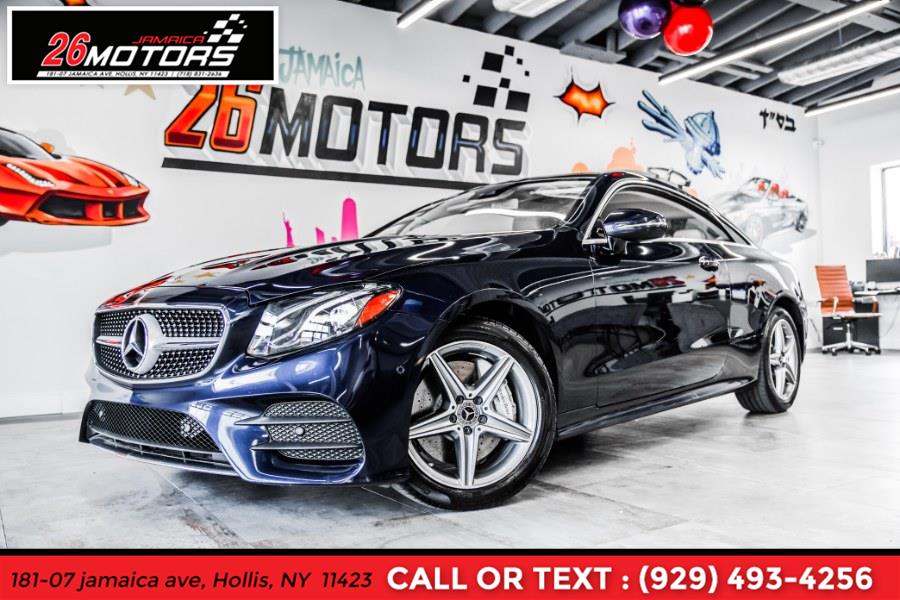Used Mercedes-Benz E-Class Coupe E 400 4MATIC Coupe 2018 | Jamaica 26 Motors. Hollis, New York Used Mercedes-Benz E-Class Coupe E 400 4MATIC Coupe 2018 | Jamaica 26 Motors. Hollis, New York