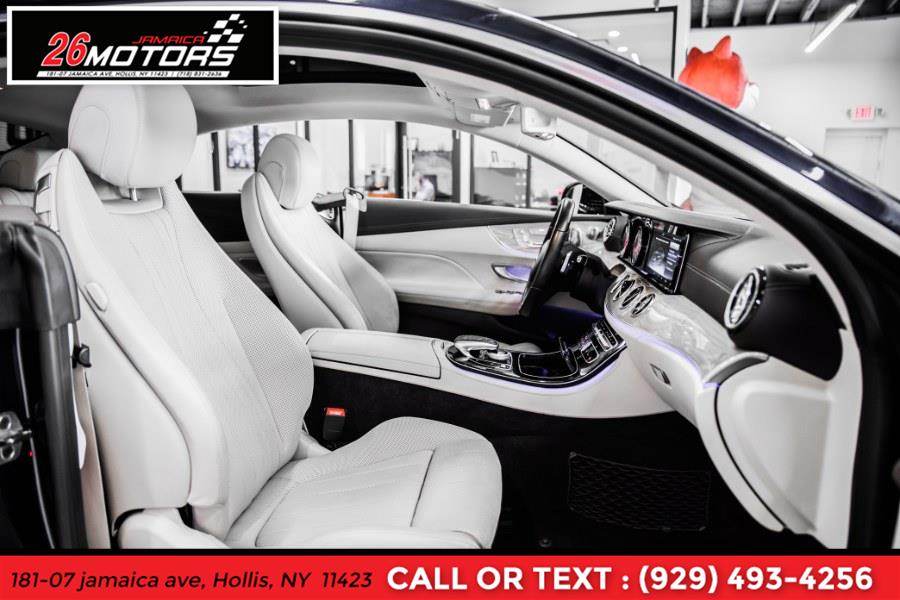 Used Mercedes-Benz E-Class Coupe E 400 4MATIC Coupe 2018 | Jamaica 26 Motors. Hollis, New York Used Mercedes-Benz E-Class Coupe E 400 4MATIC Coupe 2018 | Jamaica 26 Motors. Hollis, New York