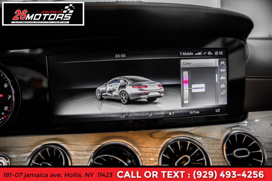 Used Mercedes-Benz E-Class Coupe E 400 4MATIC Coupe 2018 | Jamaica 26 Motors. Hollis, New York Used Mercedes-Benz E-Class Coupe E 400 4MATIC Coupe 2018 | Jamaica 26 Motors. Hollis, New York