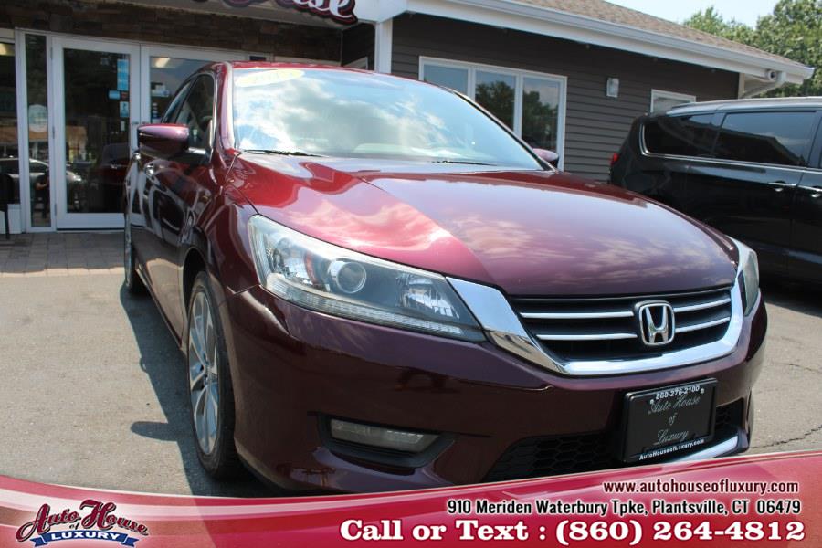 2015 Honda Accord Sedan 4dr I4 CVT Sport, available for sale in Plantsville, Connecticut | Auto House of Luxury. Plantsville, Connecticut 2015 Honda Accord Sedan 4dr I4 CVT Sport, available for sale in Plantsville, Connecticut | Auto House of Luxury. Plantsville, Connecticut