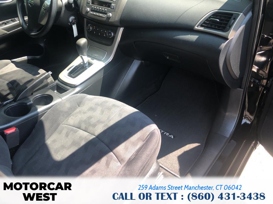 2013 Nissan Sentra 4dr Sdn I4 CVT SV, available for sale in Manchester, Connecticut | Motorcar West. Manchester, Connecticut 2013 Nissan Sentra 4dr Sdn I4 CVT SV, available for sale in Manchester, Connecticut | Motorcar West. Manchester, Connecticut