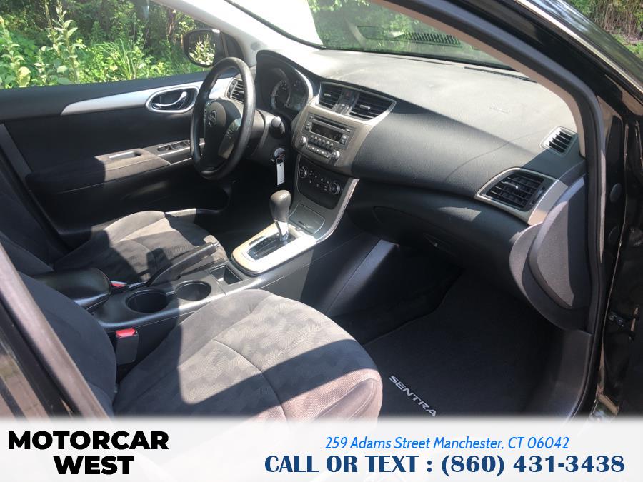 2013 Nissan Sentra 4dr Sdn I4 CVT SV, available for sale in Manchester, Connecticut | Motorcar West. Manchester, Connecticut 2013 Nissan Sentra 4dr Sdn I4 CVT SV, available for sale in Manchester, Connecticut | Motorcar West. Manchester, Connecticut