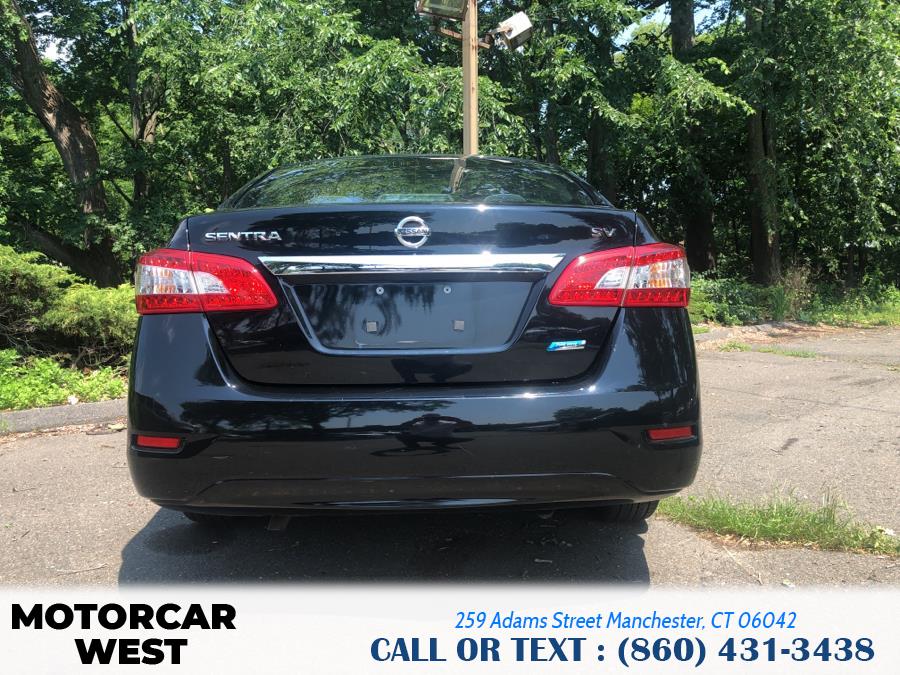 2013 Nissan Sentra 4dr Sdn I4 CVT SV, available for sale in Manchester, Connecticut | Motorcar West. Manchester, Connecticut 2013 Nissan Sentra 4dr Sdn I4 CVT SV, available for sale in Manchester, Connecticut | Motorcar West. Manchester, Connecticut