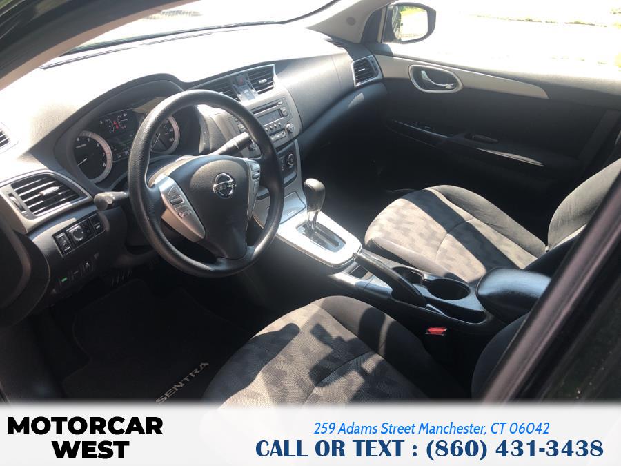 2013 Nissan Sentra 4dr Sdn I4 CVT SV, available for sale in Manchester, Connecticut | Motorcar West. Manchester, Connecticut 2013 Nissan Sentra 4dr Sdn I4 CVT SV, available for sale in Manchester, Connecticut | Motorcar West. Manchester, Connecticut