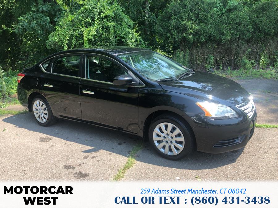 2013 Nissan Sentra 4dr Sdn I4 CVT SV, available for sale in Manchester, Connecticut | Motorcar West. Manchester, Connecticut 2013 Nissan Sentra 4dr Sdn I4 CVT SV, available for sale in Manchester, Connecticut | Motorcar West. Manchester, Connecticut
