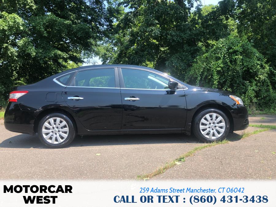 2013 Nissan Sentra 4dr Sdn I4 CVT SV, available for sale in Manchester, Connecticut | Motorcar West. Manchester, Connecticut 2013 Nissan Sentra 4dr Sdn I4 CVT SV, available for sale in Manchester, Connecticut | Motorcar West. Manchester, Connecticut