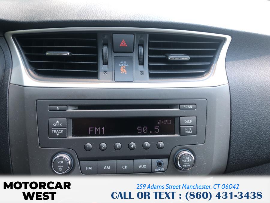 2013 Nissan Sentra 4dr Sdn I4 CVT SV, available for sale in Manchester, Connecticut | Motorcar West. Manchester, Connecticut 2013 Nissan Sentra 4dr Sdn I4 CVT SV, available for sale in Manchester, Connecticut | Motorcar West. Manchester, Connecticut