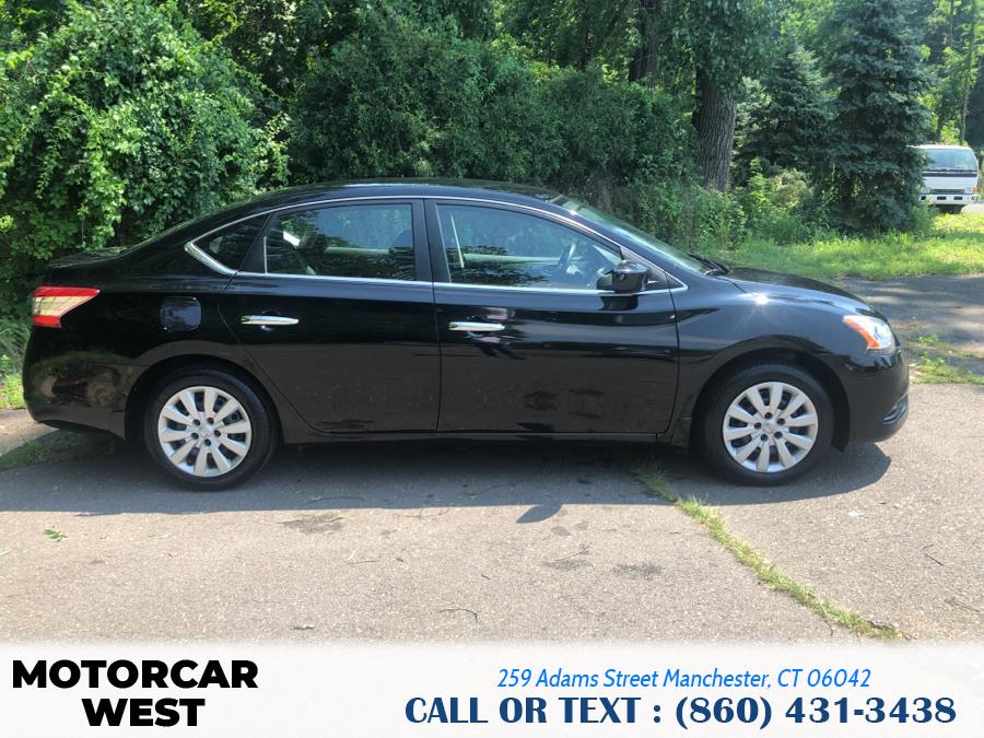 2013 Nissan Sentra 4dr Sdn I4 CVT SV, available for sale in Manchester, Connecticut | Motorcar West. Manchester, Connecticut 2013 Nissan Sentra 4dr Sdn I4 CVT SV, available for sale in Manchester, Connecticut | Motorcar West. Manchester, Connecticut