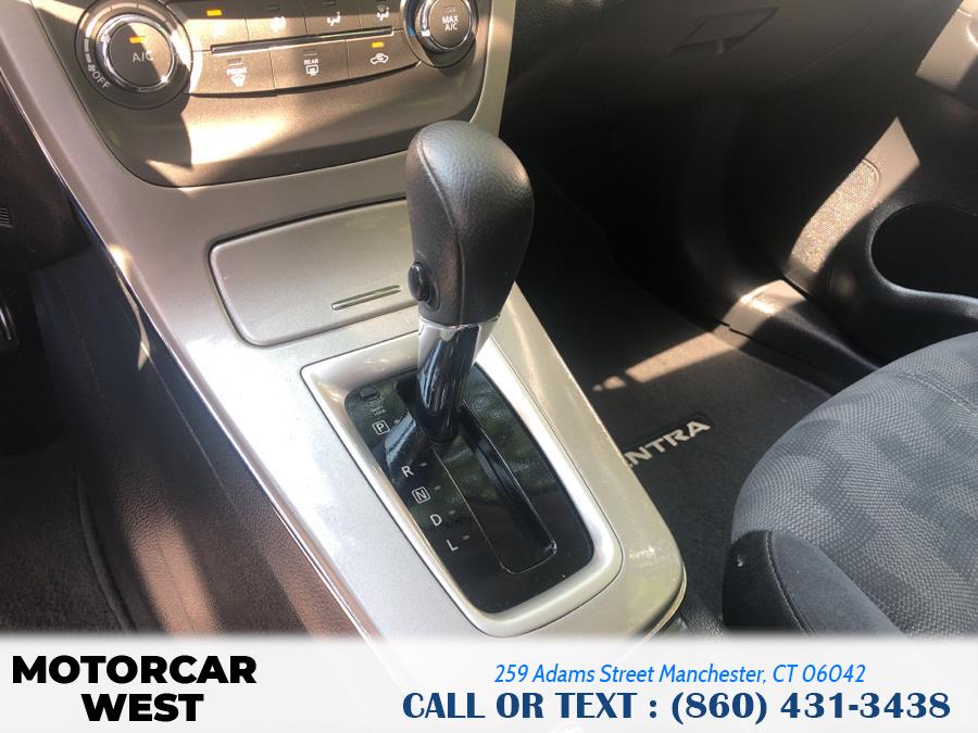 2013 Nissan Sentra 4dr Sdn I4 CVT SV, available for sale in Manchester, Connecticut | Motorcar West. Manchester, Connecticut 2013 Nissan Sentra 4dr Sdn I4 CVT SV, available for sale in Manchester, Connecticut | Motorcar West. Manchester, Connecticut