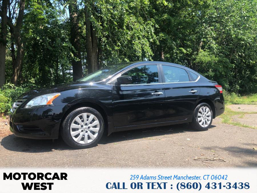 2013 Nissan Sentra 4dr Sdn I4 CVT SV, available for sale in Manchester, Connecticut | Motorcar West. Manchester, Connecticut 2013 Nissan Sentra 4dr Sdn I4 CVT SV, available for sale in Manchester, Connecticut | Motorcar West. Manchester, Connecticut