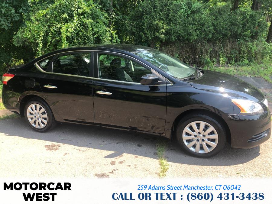 2013 Nissan Sentra 4dr Sdn I4 CVT SV, available for sale in Manchester, Connecticut | Motorcar West. Manchester, Connecticut 2013 Nissan Sentra 4dr Sdn I4 CVT SV, available for sale in Manchester, Connecticut | Motorcar West. Manchester, Connecticut