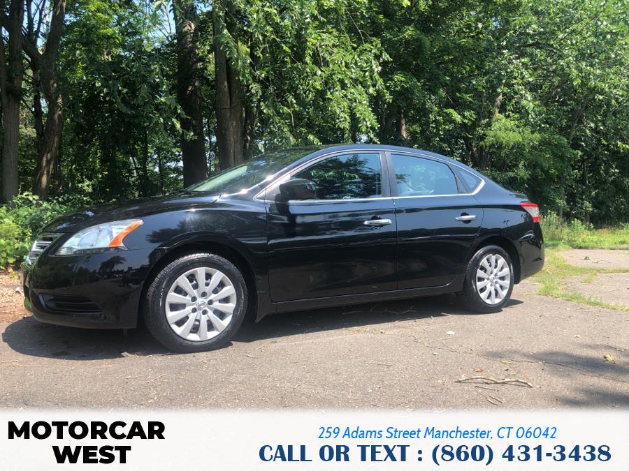 2013 Nissan Sentra 4dr Sdn I4 CVT SV, available for sale in Manchester, Connecticut | Motorcar West. Manchester, Connecticut 2013 Nissan Sentra 4dr Sdn I4 CVT SV, available for sale in Manchester, Connecticut | Motorcar West. Manchester, Connecticut