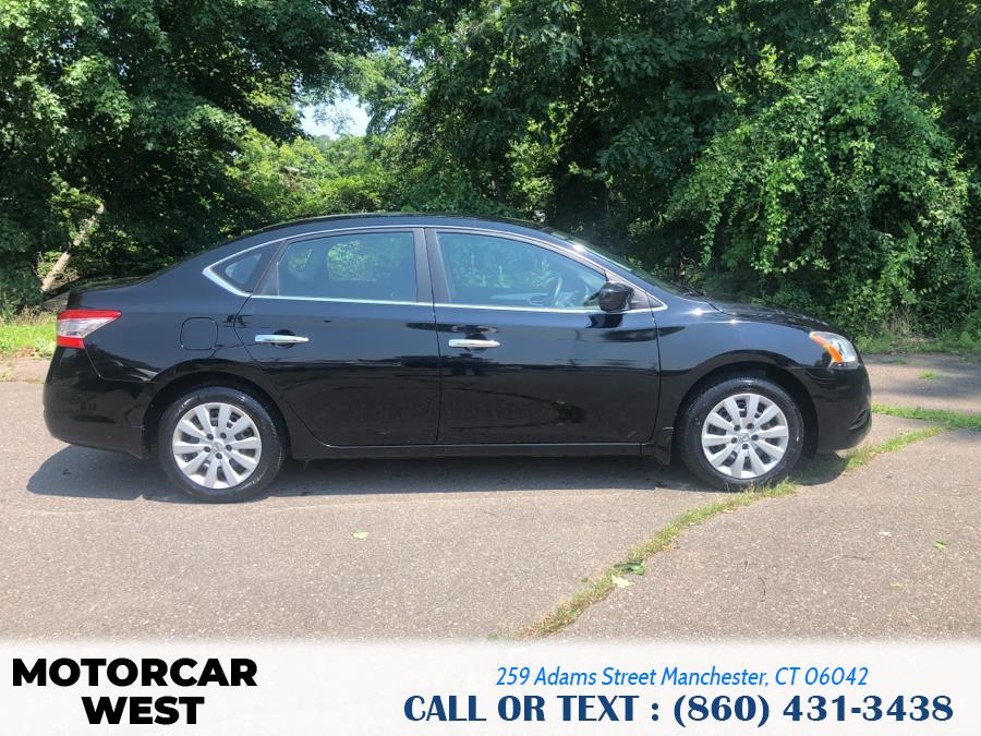 2013 Nissan Sentra 4dr Sdn I4 CVT SV, available for sale in Manchester, Connecticut | Motorcar West. Manchester, Connecticut 2013 Nissan Sentra 4dr Sdn I4 CVT SV, available for sale in Manchester, Connecticut | Motorcar West. Manchester, Connecticut