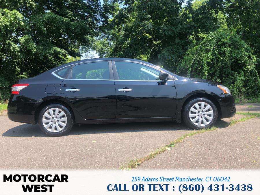 2013 Nissan Sentra 4dr Sdn I4 CVT SV, available for sale in Manchester, Connecticut | Motorcar West. Manchester, Connecticut 2013 Nissan Sentra 4dr Sdn I4 CVT SV, available for sale in Manchester, Connecticut | Motorcar West. Manchester, Connecticut
