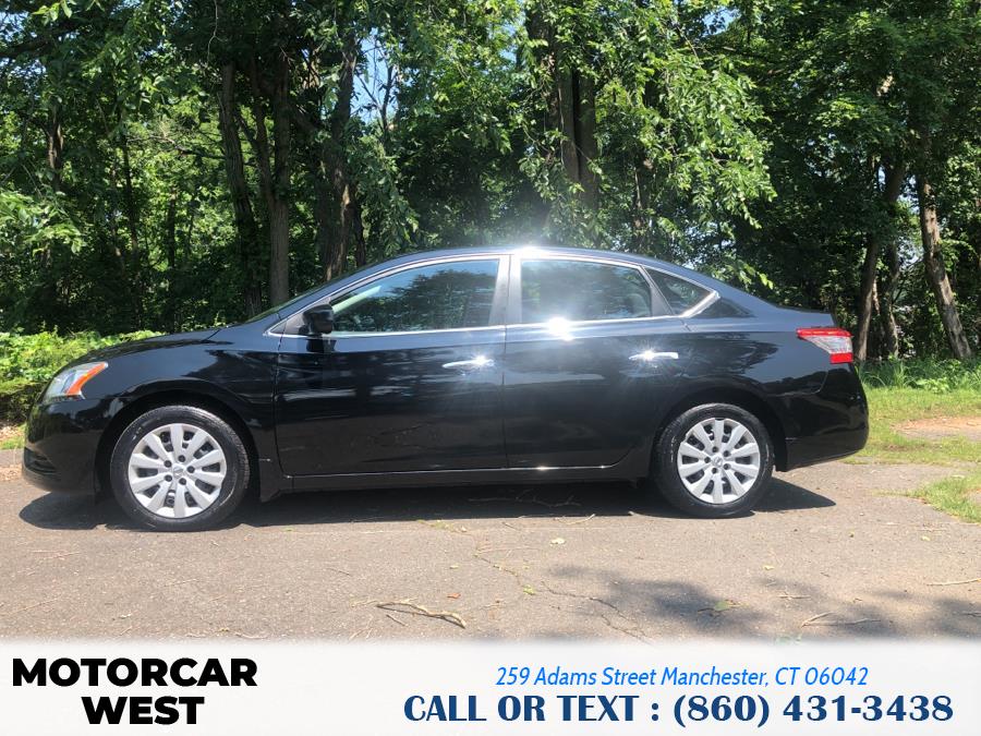 2013 Nissan Sentra 4dr Sdn I4 CVT SV, available for sale in Manchester, Connecticut | Motorcar West. Manchester, Connecticut 2013 Nissan Sentra 4dr Sdn I4 CVT SV, available for sale in Manchester, Connecticut | Motorcar West. Manchester, Connecticut
