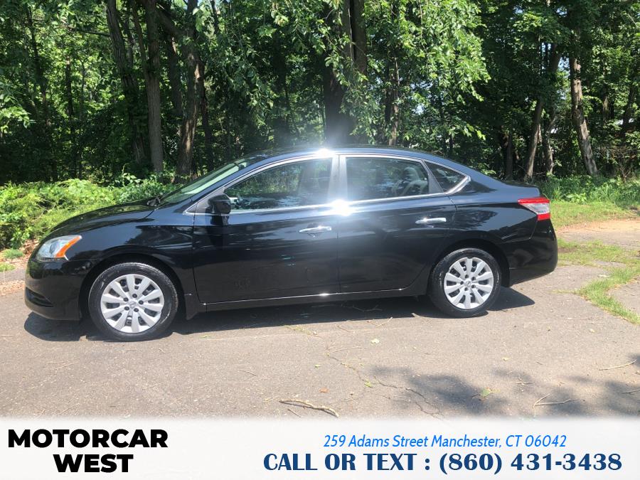 2013 Nissan Sentra 4dr Sdn I4 CVT SV, available for sale in Manchester, Connecticut | Motorcar West. Manchester, Connecticut 2013 Nissan Sentra 4dr Sdn I4 CVT SV, available for sale in Manchester, Connecticut | Motorcar West. Manchester, Connecticut