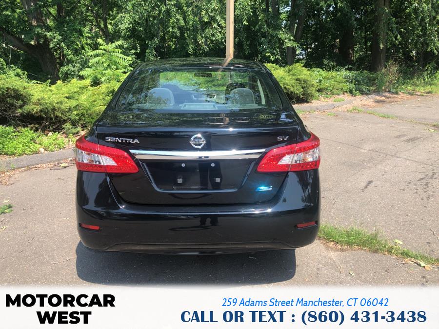 2013 Nissan Sentra 4dr Sdn I4 CVT SV, available for sale in Manchester, Connecticut | Motorcar West. Manchester, Connecticut 2013 Nissan Sentra 4dr Sdn I4 CVT SV, available for sale in Manchester, Connecticut | Motorcar West. Manchester, Connecticut