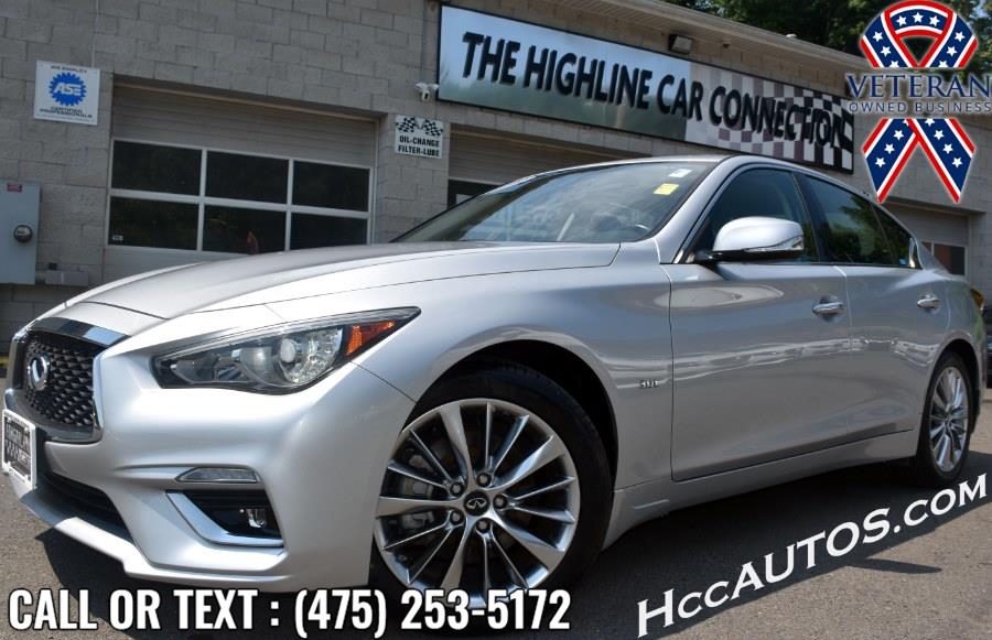 Used INFINITI Q50 3.0t LUXE AWD 2018 | Highline Car Connection. Waterbury, Connecticut Used INFINITI Q50 3.0t LUXE AWD 2018 | Highline Car Connection. Waterbury, Connecticut