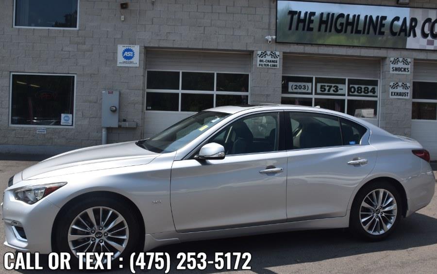Used INFINITI Q50 3.0t LUXE AWD 2018 | Highline Car Connection. Waterbury, Connecticut Used INFINITI Q50 3.0t LUXE AWD 2018 | Highline Car Connection. Waterbury, Connecticut