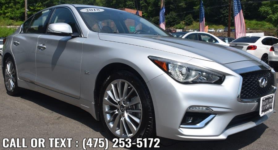 Used INFINITI Q50 3.0t LUXE AWD 2018 | Highline Car Connection. Waterbury, Connecticut Used INFINITI Q50 3.0t LUXE AWD 2018 | Highline Car Connection. Waterbury, Connecticut