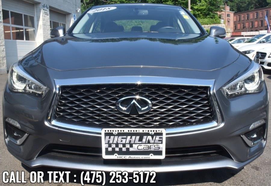 2018 INFINITI Q50 3.0t LUXE AWD, available for sale in Waterbury, Connecticut | Highline Car Connection. Waterbury, Connecticut 2018 INFINITI Q50 3.0t LUXE AWD, available for sale in Waterbury, Connecticut | Highline Car Connection. Waterbury, Connecticut