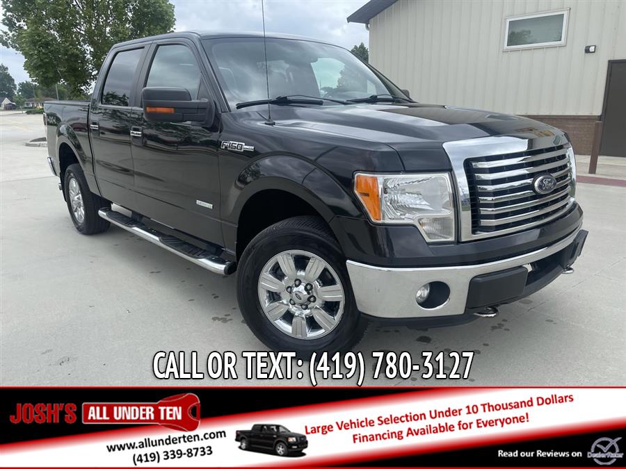 2012 Ford F-150 4WD SuperCrew 145" XLT, available for sale in Elida, Ohio | Josh's All Under Ten LLC. Elida, Ohio
