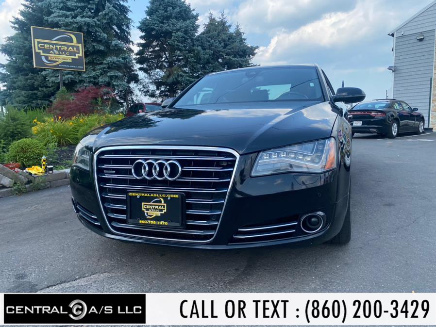 2013 Audi A8 L 4dr Sdn 3.0L, available for sale in East Windsor, Connecticut | Central A/S LLC. East Windsor, Connecticut 2013 Audi A8 L 4dr Sdn 3.0L, available for sale in East Windsor, Connecticut | Central A/S LLC. East Windsor, Connecticut