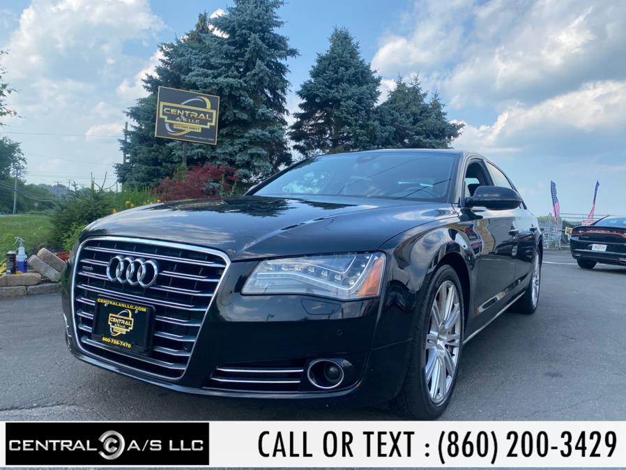 2013 Audi A8 L 4dr Sdn 3.0L, available for sale in East Windsor, Connecticut | Central A/S LLC. East Windsor, Connecticut 2013 Audi A8 L 4dr Sdn 3.0L, available for sale in East Windsor, Connecticut | Central A/S LLC. East Windsor, Connecticut