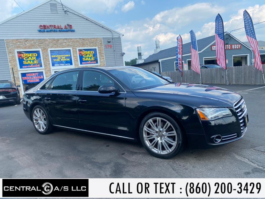 2013 Audi A8 L 4dr Sdn 3.0L, available for sale in East Windsor, Connecticut | Central A/S LLC. East Windsor, Connecticut 2013 Audi A8 L 4dr Sdn 3.0L, available for sale in East Windsor, Connecticut | Central A/S LLC. East Windsor, Connecticut
