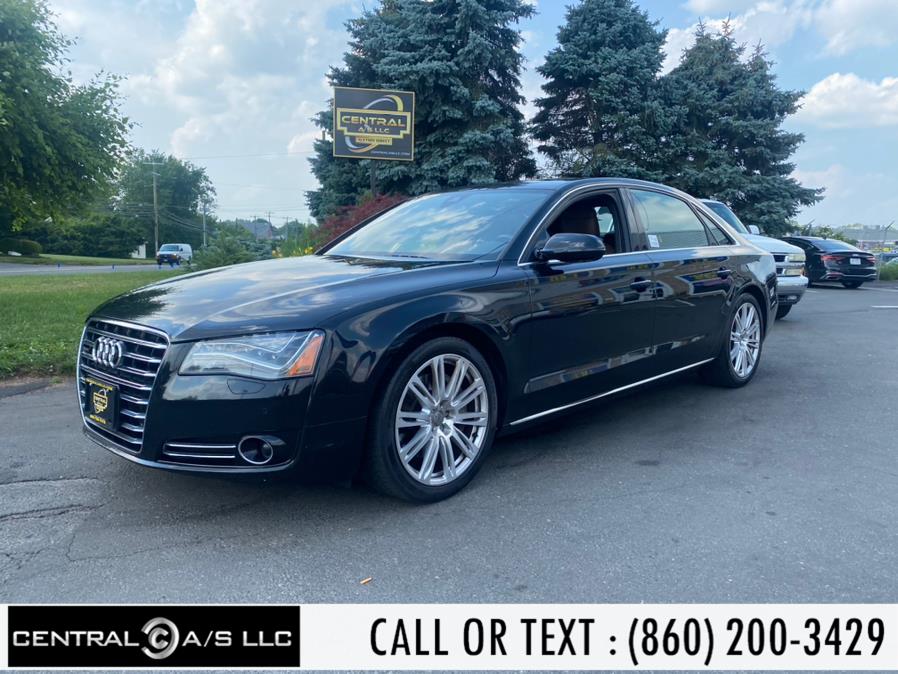 2013 Audi A8 L 4dr Sdn 3.0L, available for sale in East Windsor, Connecticut | Central A/S LLC. East Windsor, Connecticut 2013 Audi A8 L 4dr Sdn 3.0L, available for sale in East Windsor, Connecticut | Central A/S LLC. East Windsor, Connecticut