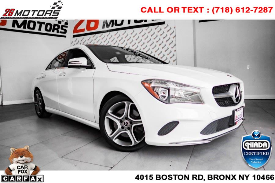 Used Mercedes-Benz CLA CLA 250 4MATIC Coupe 2018 | 26 Motors Corp. Bronx, New York Used Mercedes-Benz CLA CLA 250 4MATIC Coupe 2018 | 26 Motors Corp. Bronx, New York
