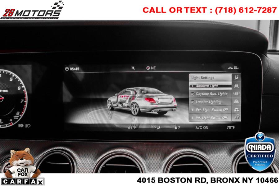 Used Mercedes-Benz E-Class AMG E 43 4MATIC Sedan 2018 | 26 Motors Corp. Bronx, New York Used Mercedes-Benz E-Class AMG E 43 4MATIC Sedan 2018 | 26 Motors Corp. Bronx, New York