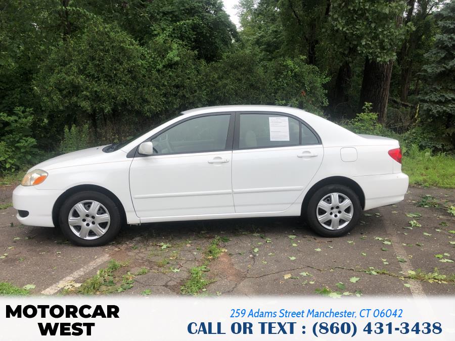 2005 Toyota Corolla 4dr Sdn LE Auto, available for sale in Manchester, Connecticut | Motorcar West. Manchester, Connecticut