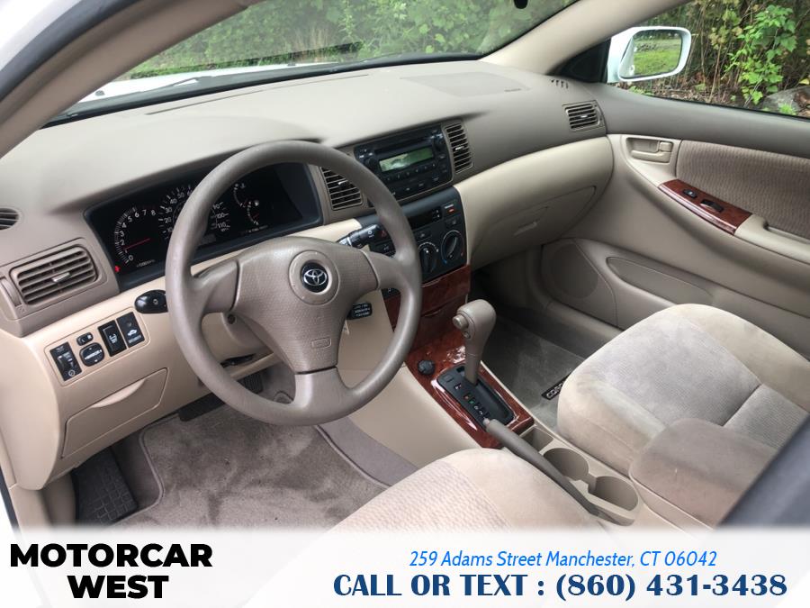 Used Toyota Corolla 4dr Sdn LE Auto 2005 | Motorcar West. Manchester, Connecticut Used Toyota Corolla 4dr Sdn LE Auto 2005 | Motorcar West. Manchester, Connecticut